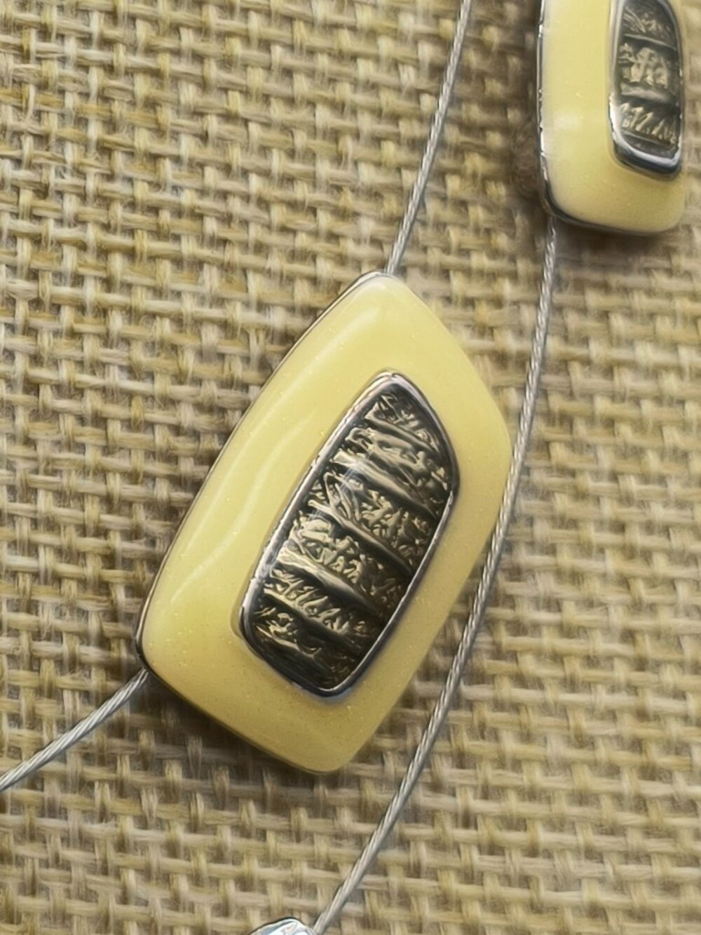 Spoutnik Modernist Geometric Necklace • Artisan Minimalist Statement Piece